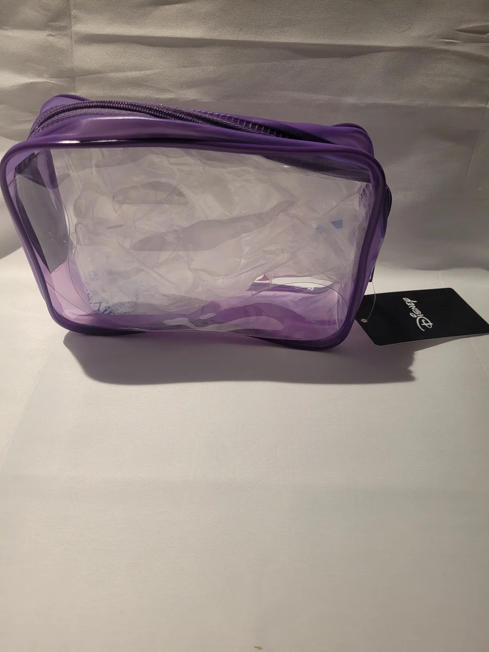 NWT Disney Alice In Wonderland Cheshire Cat Make-up Transparent Pouch from Japan